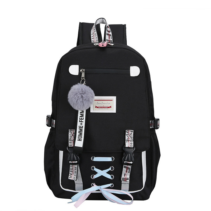 New Korean Ladies Backpack Student School Bag Outdoor Leisure Travel Bag
