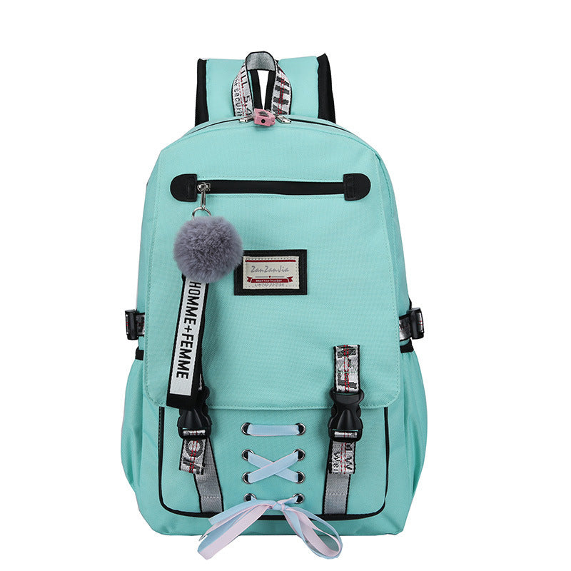 New Korean Ladies Backpack Student School Bag Outdoor Leisure Travel Bag
