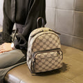 Trendy ladies backpack Printed fashion school bag