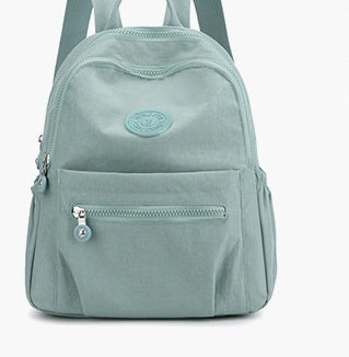 Ladies All-match Fashion Canvas School Bag Mommy Backpack